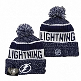 Tampa Bay Lightning Team Logo Knit Hat YD (2),baseball caps,new era cap wholesale,wholesale hats